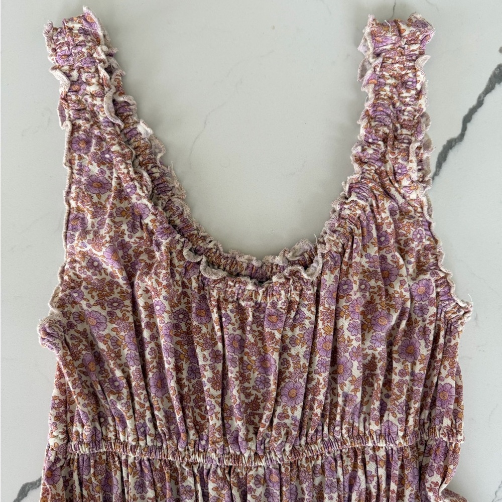American Eagle Pink Floral Smocked Mini Dress Size S - Picture 6 of 9